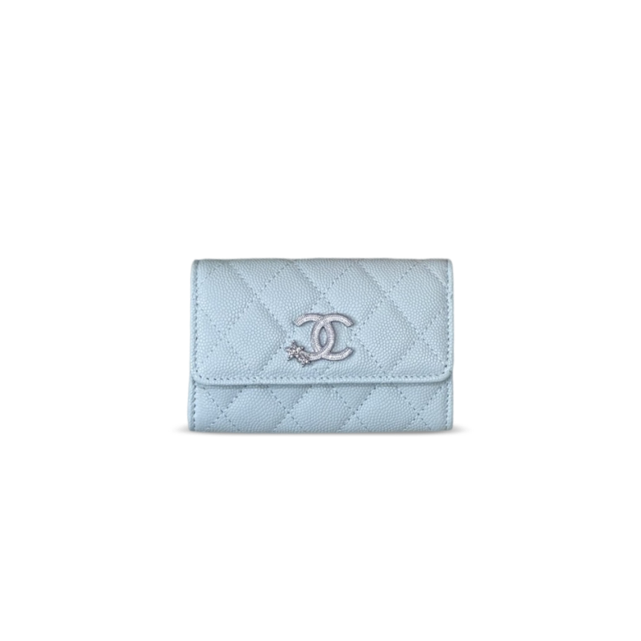 CHANEL 25B CC COMET LOGO FLAP CARD HOLDER AP4812 (11*8.5*3cm)